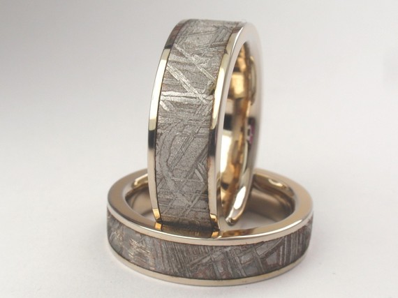 Out of this world wedding rings